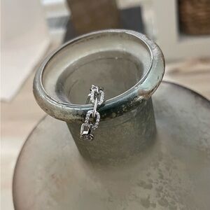 Silver Chain Link Earrings